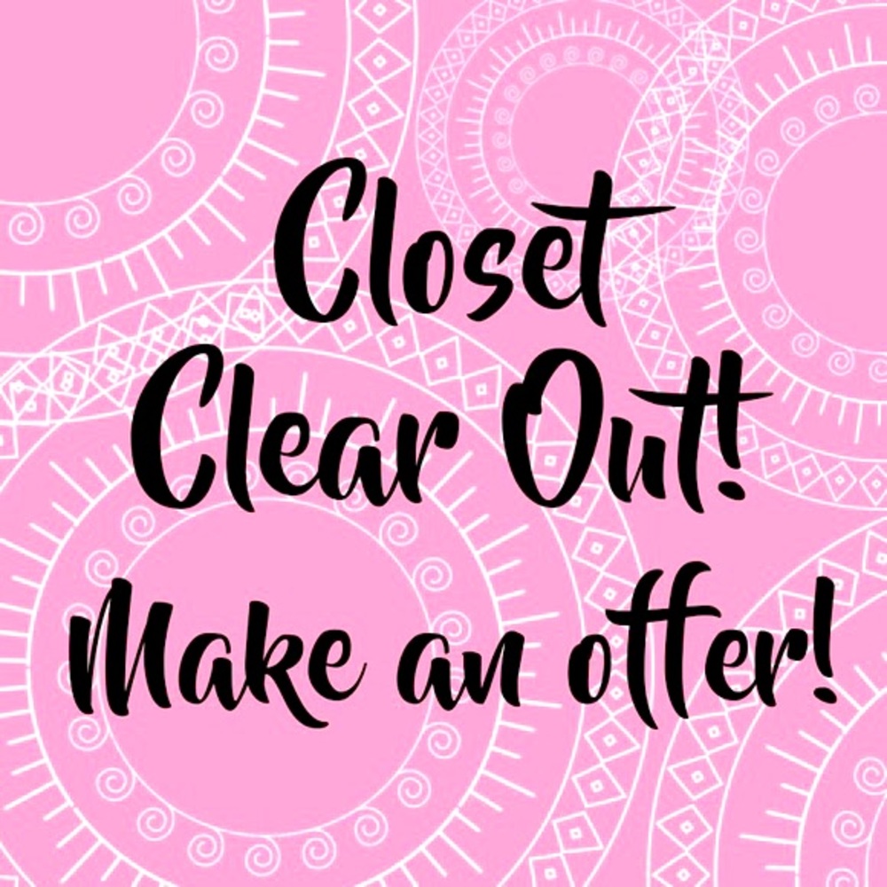 Closet clear out!